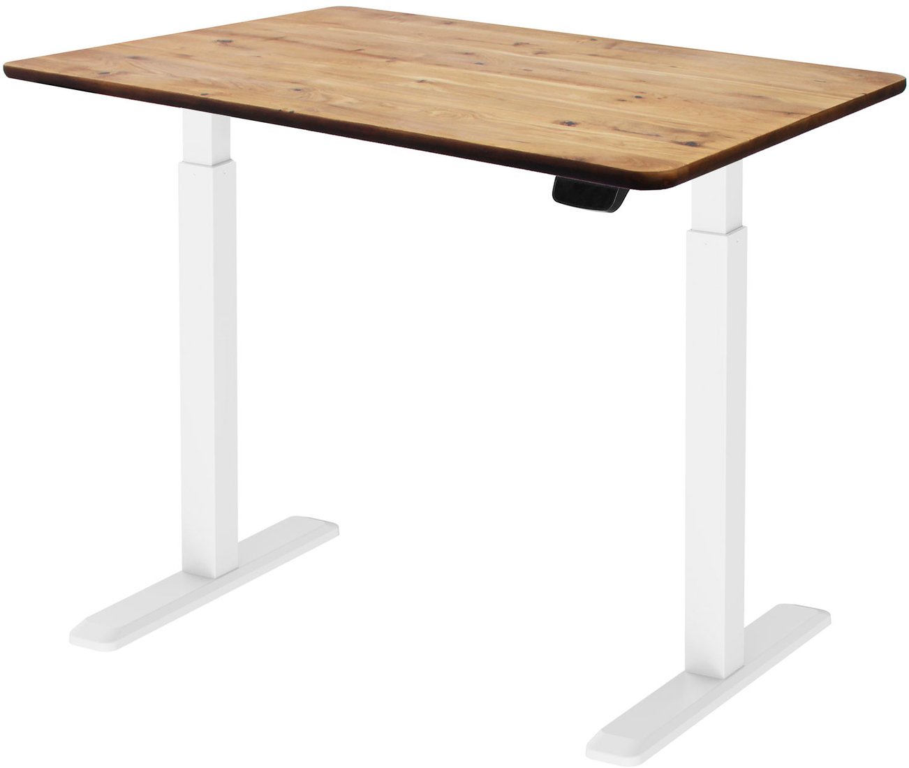 

Стол для работы стоя ErgoSmart Wooden Electric Desk Prime 1300х750х27 мм (прямой край, дуб натуральный/белый)