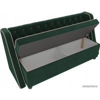 Диван Лига диванов Лофт 104548 (велюр, зеленый)