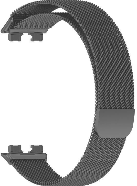 

Браслет Rumi Milanese loop металлический для Huawei Band 8/9 (черный)