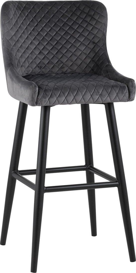 

Стул Stool Group Ститч велюр барный (серый)