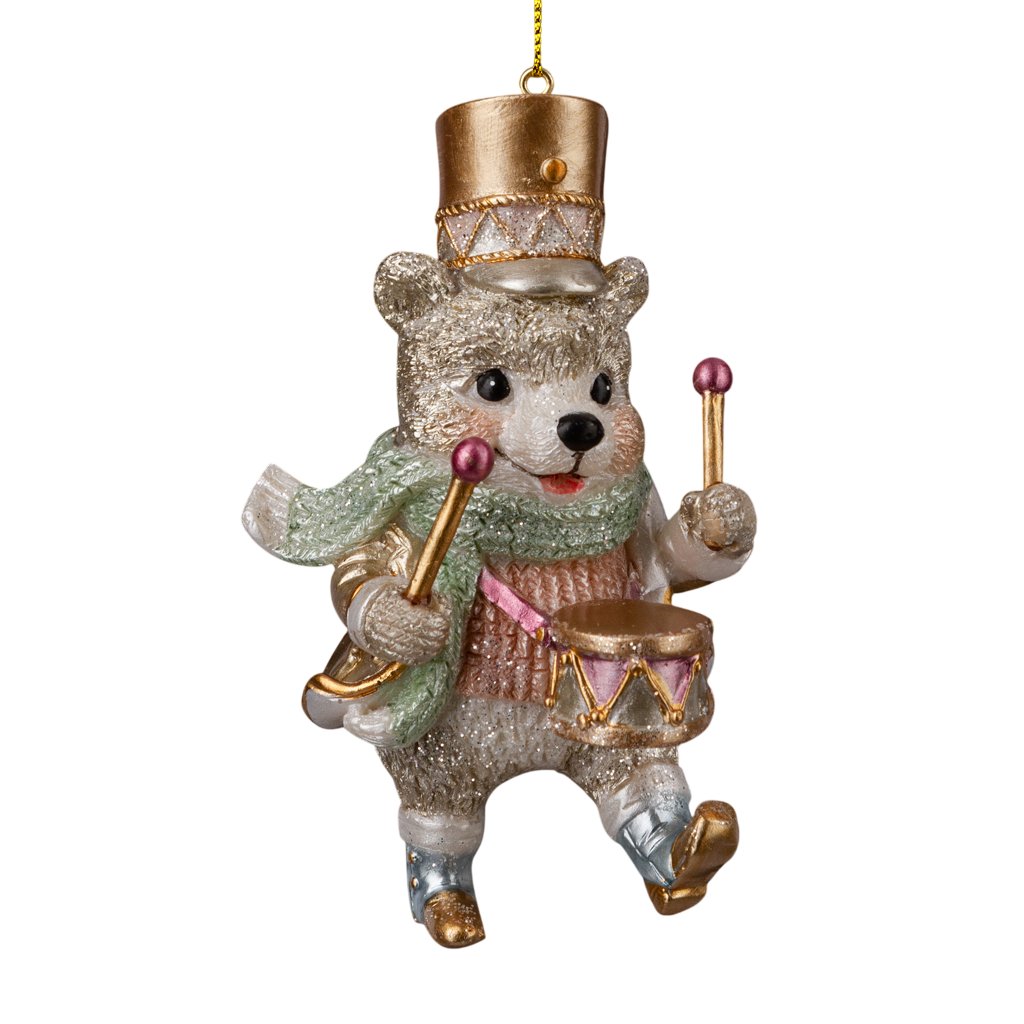 Елочная игрушка Erich Krause Decor. Мишка с барабаном 64486