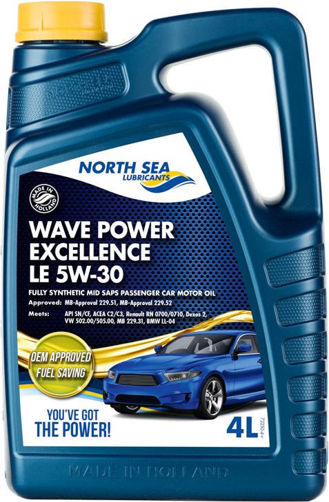 

Моторное масло North Sea Lubricants Wave power excellence 5W-30 4л