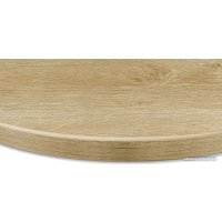 Кухонный стол Sheffilton SHT-TU7-1/TT 60 ЛДСП (коричневый муар(цинк)/черный/дуб песочный)