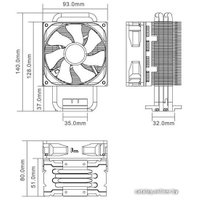 Кулер для процессора Cooler Master Blizzard T2 (RR-T2-22FP-R1)