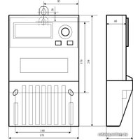 Счетчик электроэнергии Инкотекс Меркурий 230 ART-01 PQRSIN