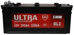 Автомобильный аккумулятор Ultra PRO R+ болт (190 А·ч)
