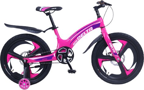 

Детский велосипед Delta Prestige Maxx D 20 2022 (розовый, литые диски)
