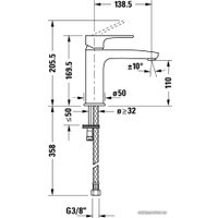 Смеситель Duravit B11020002010