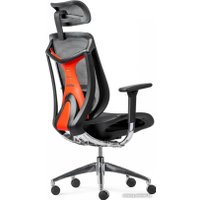 Игровое (геймерское) кресло SitUp Barracuda Chrome (сетка Dark Gray/ткань Dark Gray)
