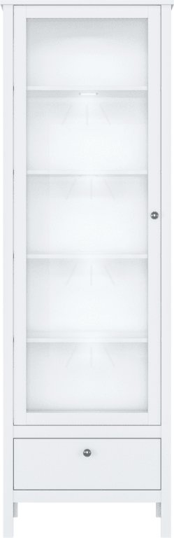 

Шкаф-витрина Black Red White Ewa REG1W1S/65 с подсветкой (белый)