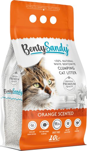 Наполнитель для туалета BentySandy Orange Scented 10 л