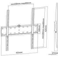 Кронштейн для телевизора Ultramounts UM813F
