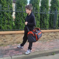 Спортивная сумка Polar 6067-2 (черный/синий)