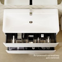 Raval Тумба под умывальник Welto 100 Wel.01.100.2/P/W/RL (подвесная, белый)