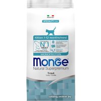Сухой корм для кошек Monge Kitten Monoprotein Trout 10 кг