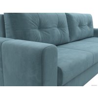 Диван Лига диванов Лига-031 121254 (велюр бирюзовый)