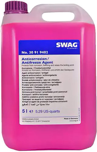 Антифриз SWAG G12+ концентрат 30919402 (5л, фиолетовый)