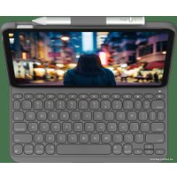 Чехол для планшета Logitech Slim Folio для iPad 10th gen (серый)