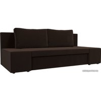 Диван Лига диванов Сан Марко 114020 (микровельвет, коричневый)