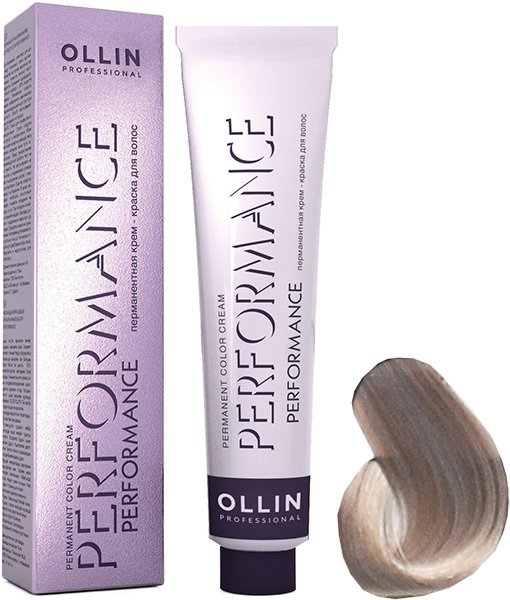 

Крем-краска для волос Ollin Professional Performance 9/1 блондин пепельный