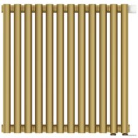 Стальной трубчатый радиатор Сунержа Эстет-00 EU50 500х540 12 секций (матовое золото)