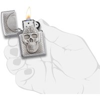 Зажигалка Zippo Skull with Brain Surprise 29818