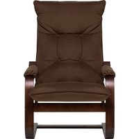 Кресло-качалка Leset Оливер (орех текстура/V 23)