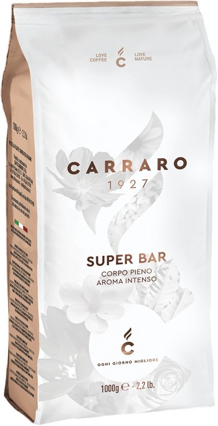 Кофе Carraro Super Bar в зернах 1000 г