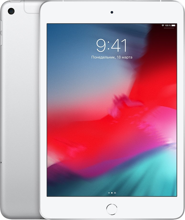 

Планшет Apple iPad mini 2019 64GB LTE MUX62 (серебристый)