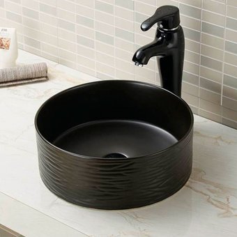 Умывальник Melana MLN-7078CBK-M (черный матовый)