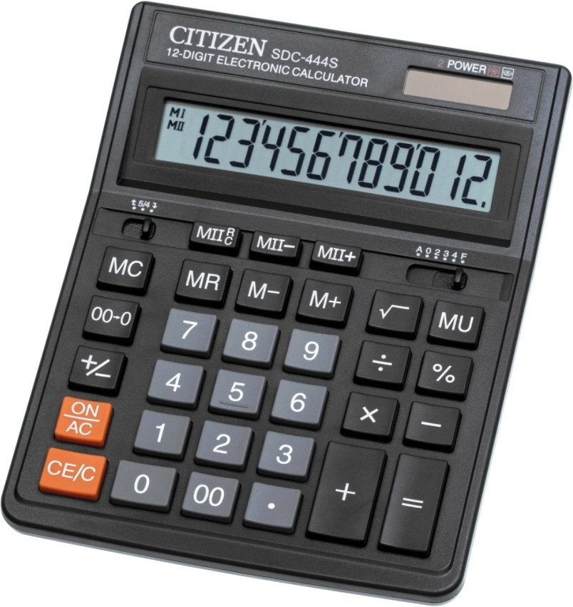 

Бухгалтерский калькулятор Citizen SDC-444 S