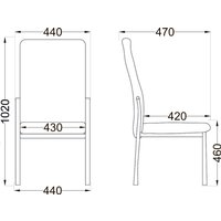 Стул AksHome Denver (бежевый TP12/черный)