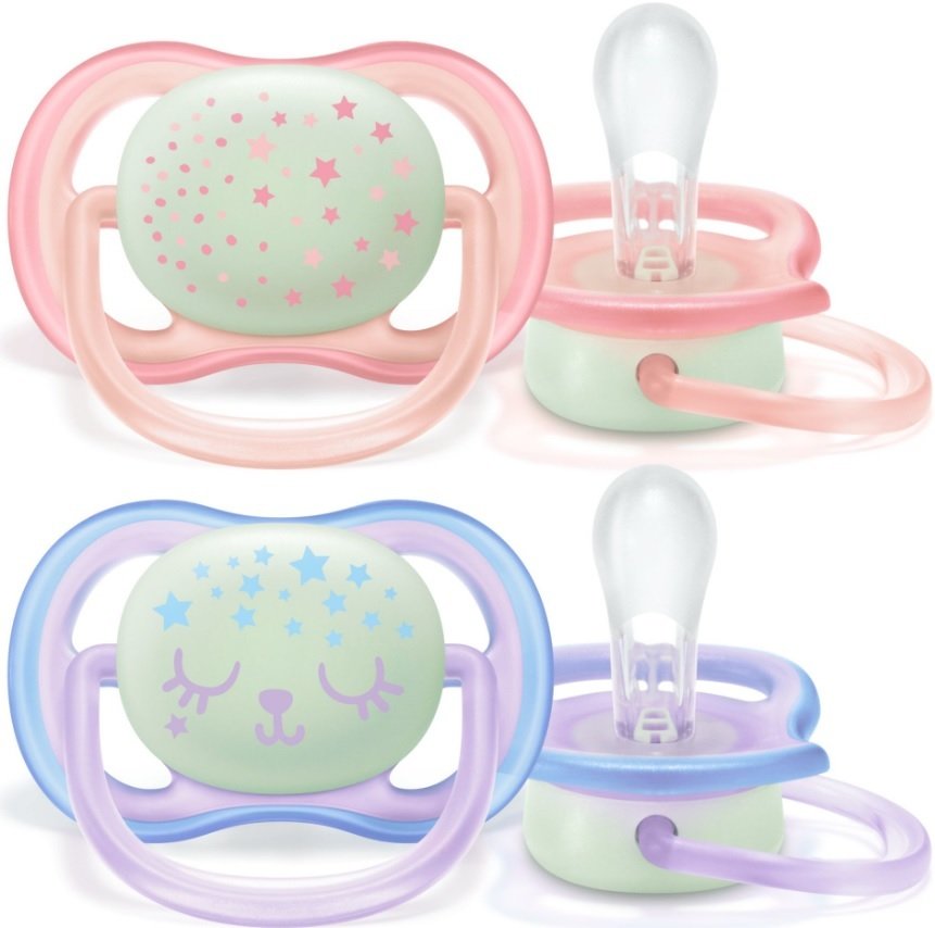 

Пустышка Philips Avent ultra air ночная SCF376/12 (2 шт)
