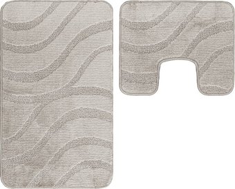 Набор ковриков Maximus Symphony 2521 (50x80/40x50, Sandy Gray)
