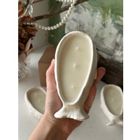 Ароматическая свеча Gentle Art Кашалот Гранатовый биттер (белый, хлопковый фитиль)