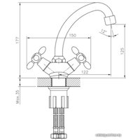 Смеситель Decoroom DR53012