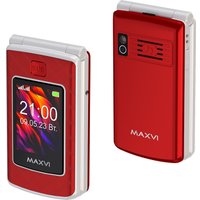 Кнопочный телефон Maxvi E28 (красный)
