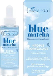 

Bielenda Сыворотка для лица Blue matcha Корректирующая в каплях, сужающая поры 30 мл