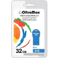 USB Flash OltraMax 210 32GB (синий) [OM-32GB-210-Blue]