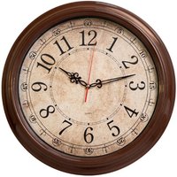 Настенные часы Бюрократ WallC-R77P35 (коричневый)
