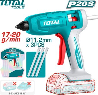 Термоклеевой пистолет Total TGGLI2003 (без АКБ)