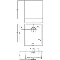 Кухонная мойка IDDIS Edifice EDI44B0i77