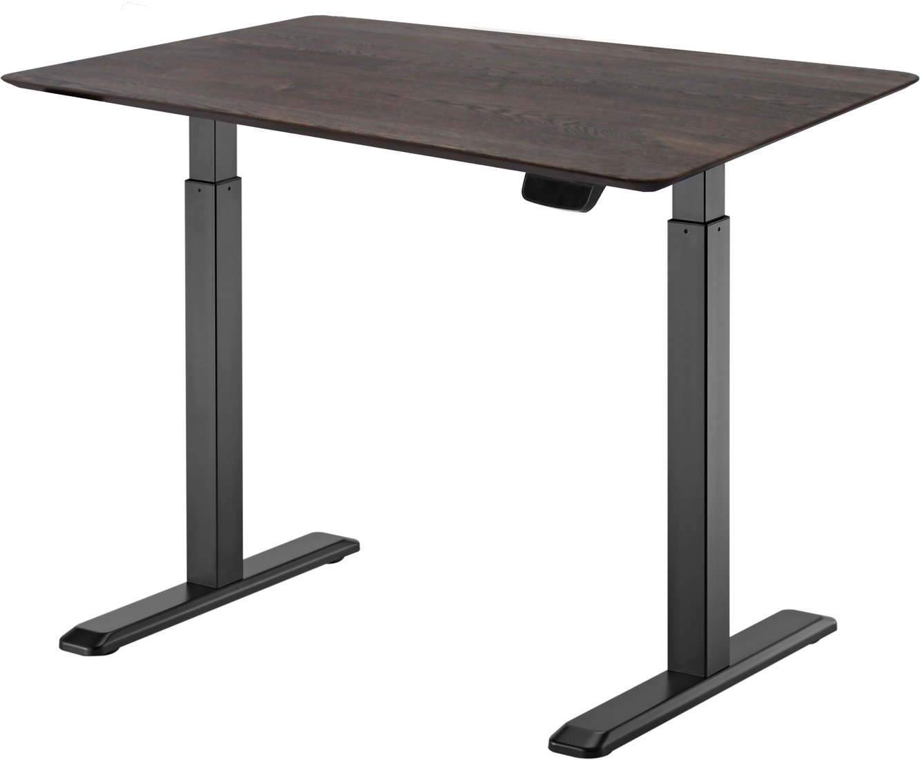 

Стол для работы стоя ErgoSmart Wooden Electric Desk Prime 1300х750х27 мм (скошенный край, дуб галифакс/черный)