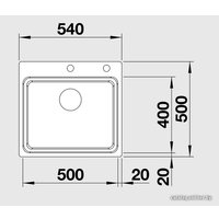 Кухонная мойка Blanco Etagon 500-IF/A [521748]