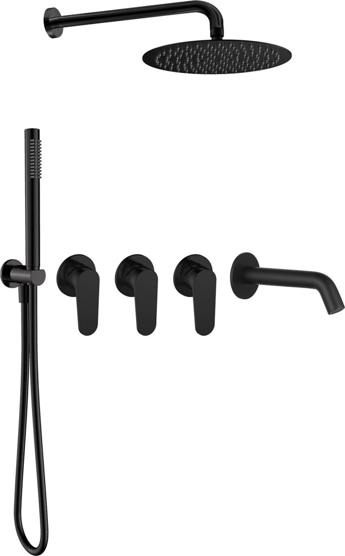 

Душевая система AQUAme Novara AQMS391MB