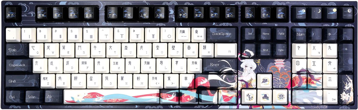

Клавиатура Varmilo APV108 Chang'e (Varmilo EC Sakura V2, нет кириллицы, японская раскладка)