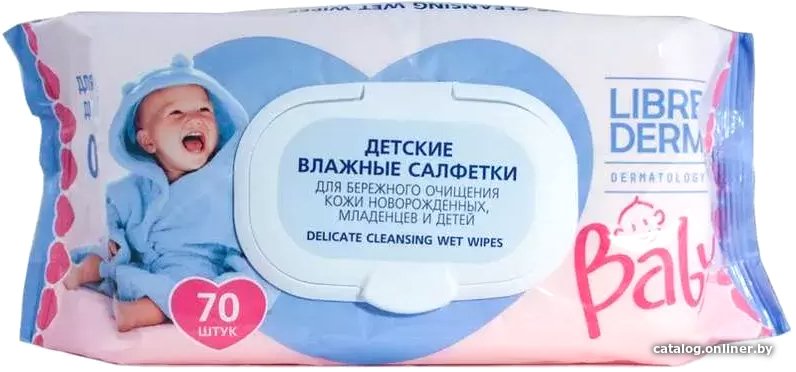 Librederm Baby Для бережного очищения кожи (70 шт)