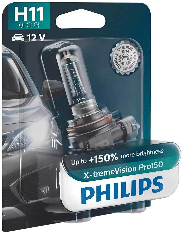 

Галогенная лампа Philips H11 X-tremeVision Pro150 Blister 1шт