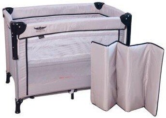 Манеж-кровать Martin Noir Nearby (cozy grey)