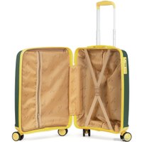 Чемодан-спиннер L'Case Lyon 55 см (сочная зелень/жёлтый)